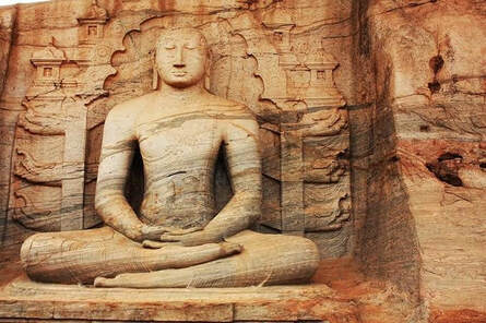 Ancient Buddha in Meditation